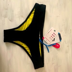 Medium arena workout bathing suit bikini bottoms